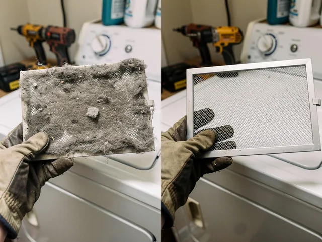 Professional lint trap cleaning by Beaumont Dryer Vent Cleaning in Beaumont