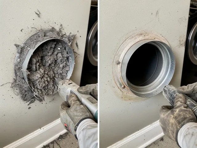 Professional clogged vent cleaning by Beaumont Dryer Vent Cleaning in Beaumont