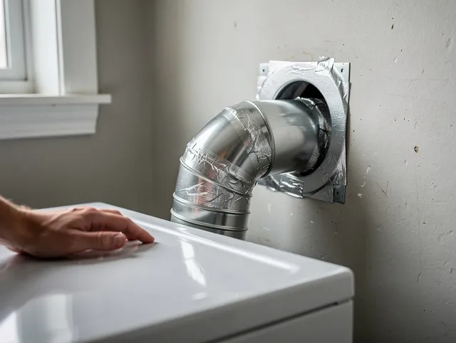 Beaumont Dryer Vent Cleaning expert performing professional dryer vent repair and installation in Beaumont